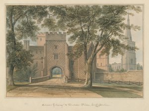 Huntingdonshire - Buckden Sarayı, 1800 by John Buckler