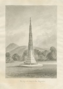Ilam Köyü - Haç: sepya çizimi by John Buckler