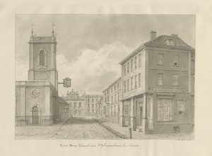 Lichfield - St. Mary Kilisesi: sepya çizimi, 1833 by John Buckler