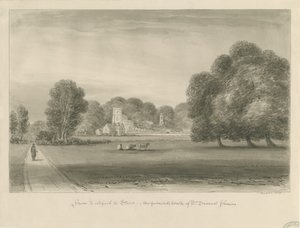 Lichfield - Stowe: sepya çizimi, 1841 by John Buckler