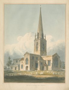 Oxfordshire - Bampton Kilisesi, 1802 by John Buckler