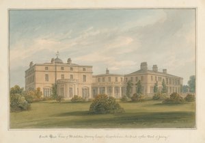 Oxfordshire - Middleton Stoney Evi, 1827 by John Buckler