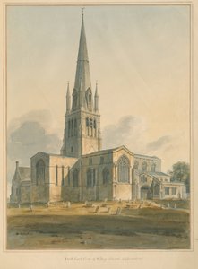 Oxfordshire - Witney Kilisesi, 1802 by John Buckler