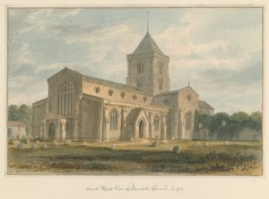 Sussex - Arundel Kilisesi, 1804 by John Buckler