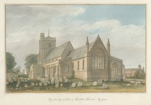 Sussex - Savaş Kilisesi, 1824 by John Buckler
