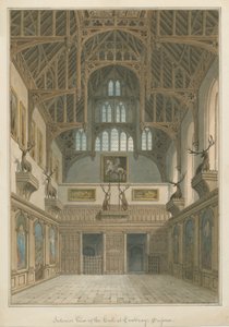 Sussex - Cowdray Evi - Salonun İçi by John Buckler