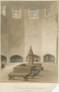Sussex - Cowdray Evi - Mutfağın İç Mekanı, 1830 by John Buckler
