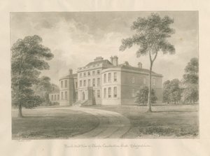 Thorpe Constantine Hall: sepya yıkama çizimi, 1848 by John Buckler