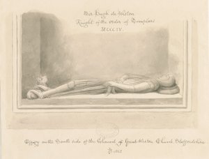 Weston-under-Lizard Kilisesi - Sir Hugh de Weston
