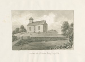 Wigginton Kilisesi: sepya çizimi, 1848 by John Buckler