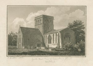 Wiltshire - Amesbury Kilisesi: gravür, 1806 by John Buckler
