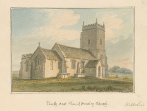 Wiltshire - Semley Kilisesi, 1817 by John Buckler