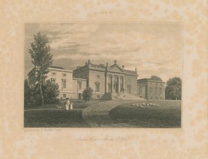 Wiltshire - Stourhead - Konak: gravür, 1817 by John Buckler
