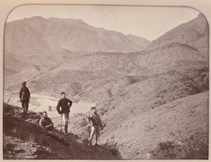 "General Appleyard ve kurmayları, Ali Musjid uzakta"