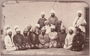 Sirdar Habeeboolah [sic] Gilzai ve diğer Hanlar, 1879 by John Burke