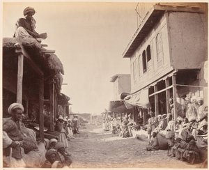 Sokak sahnesi, Celalabad 1879 by John Burke