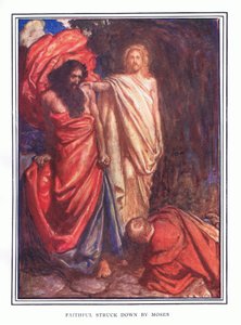 Musa tarafından vurulan sadık by John Byam Liston Shaw