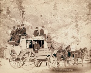 Eski Batı Deadwood Posta Arabası