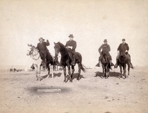 Düşman Kızılderili kampına bakış, 1891 by John C. H. Grabill