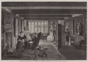 Kraliyet Akademisi Sergisinden Şah Mat, Sonraki Hareket by John Callcott Horsley