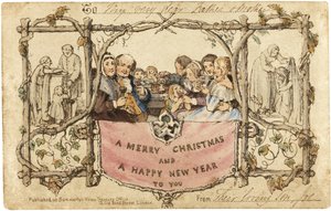 İlk Noel kartı, 1843