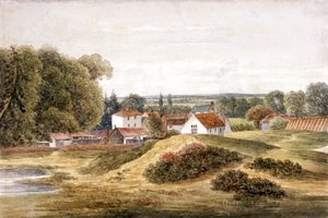 İspanyollar Inn, Hampstead Heath, Hampstead, Londra, c1820 by John Cawthorn