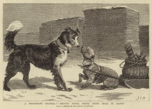 Dejenere Bir Sömürge, Britanyalılar asla, asla, asla Köle olmayacaklar by John Charles Dollman