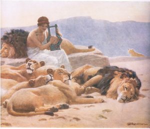 Orpheus ve lavtası, Bibbys Annual, 1916-17