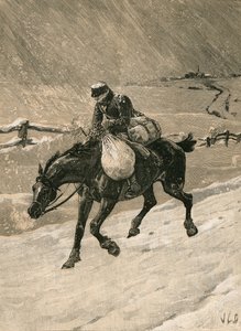 The Christmas Postman  by John Charles Dollman