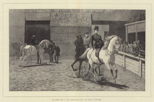 Ziraat Salonundaki At Gösterisi, Yüzükteki Araplar