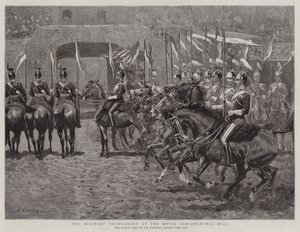 Kraliyet Tarım Salonunda Askeri Turnuva by John Charlton