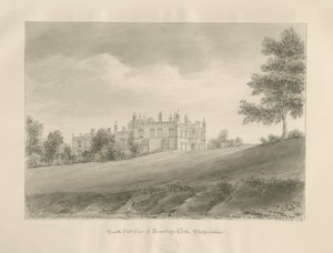 Armitage Park: sepya çizimi by John Chessell Buckler