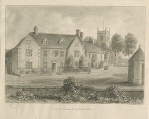 Cannock Town: sepya yıkama by John Chessell Buckler