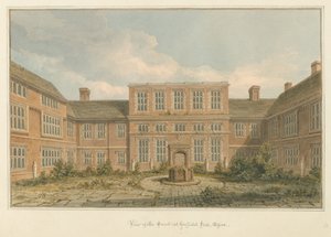 Essex - Gosfield Salonu - Mahkeme by John Chessell Buckler