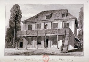 Jamaika Evi, Cherry Garden Caddesi, Bermondsey, Londra, 1827 by John Chessell Buckler