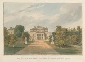 Oxfordshire - Middleton Stoney Evi, 1827 by John Chessell Buckler