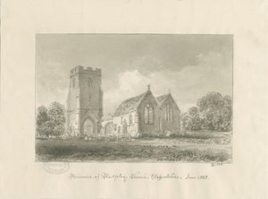 Rugeley Kilisesi by John Chessell Buckler
