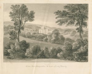 Wootton Lodge: sepya çizimi, 1841 by John Chessell Buckler