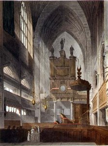 Manastırın içi, John Hill (1770-1850) pub tarafından oyulmuş 