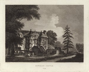 Rowallan Kalesi by John Claude Nattes