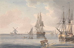 Deptford Tersanesi, Kent by John Cleveley the Younger
