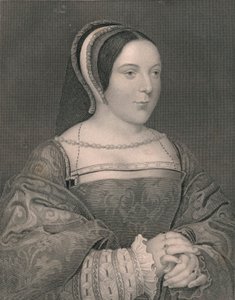 Margaret Tudor. İskoçya Kraliçesi, c1525, 19. yüzyılın başları.