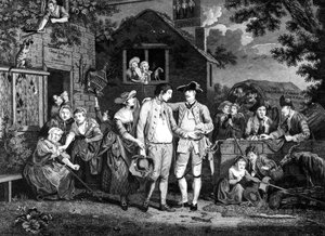 Acemi Serjeant, John Goldar tarafından kazınmış, 1769