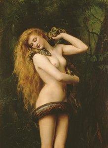 Lilith, 1887, tuval üzerine yağlı boya, 125798 detayı
