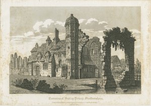Dudley Manastırı: gravür, nd [c 1821] by John Coney