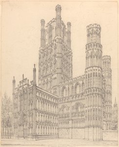 Ely Katedrali, Cambridgeshire, S.W. görüş by John Coney