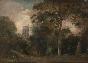 Ağaçlarda Bir Kilise by John Constable