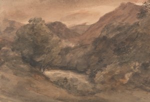 Borrowdale: Güzel Bir Günün Ardından Akşam, 1 Ekim 1806 by John Constable