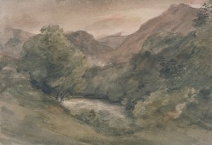 Borrowdale, Güzel Bir Günün Ardından Akşam, 1 Ekim by John Constable