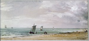 Brighton Sahili (tuval üzerine yağlı boya by John Constable